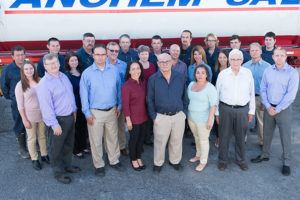 Picture of the Anchem team standing outside